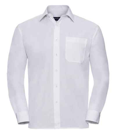 Russell Athletic Collection Long Sleeve Easy Care Poplin Shirt
