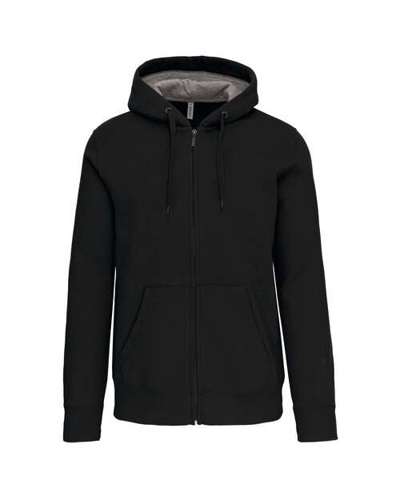 Heavy Full Zip Contrast Hoody