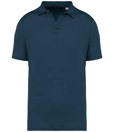 Spasso Linen Polo Shirt