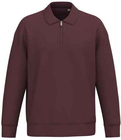 Native Spirit Unisex 1/4 Zip Sweatshirt with Polo Collar