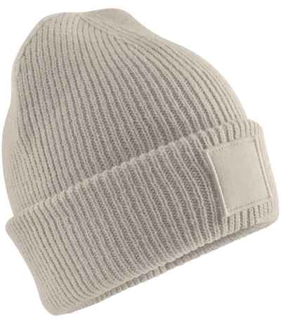 Beechfield Kids Deep Cuffed Tonal Patch Beanie