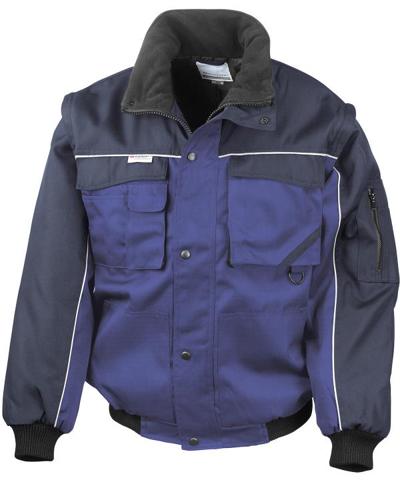 Workguard Zip Sleeve Heavy Duty Pilot Jacket