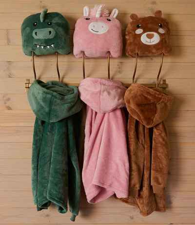 Brand Lab Kids Character Cushion Hooded Blanket