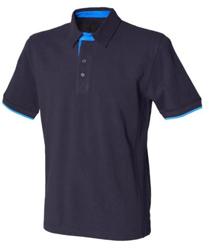 Contrast Pique Polo Shirt