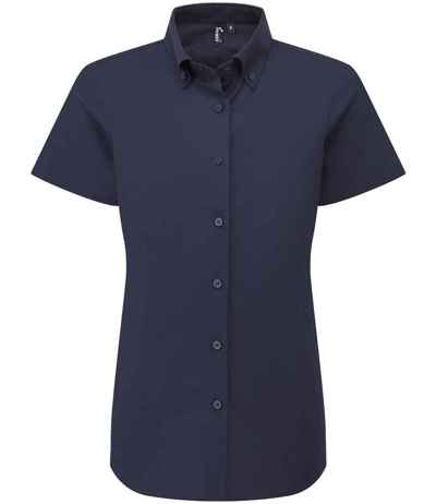 Premier Ladies Supreme Short Sleeve Oxford Shirt
