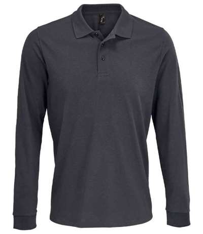 Unisex Prime Long Sleeve Piqué Polo Shirt