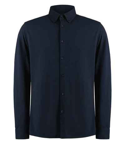 Kustom Kit Long Sleeve Superwash® 60°C Piqué Shirt