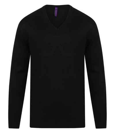 Henbury Acrylic V Neck Sweater