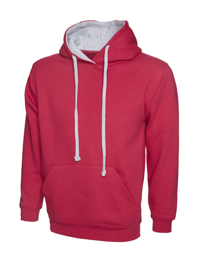 Contrast Hooded Sweatshirt 