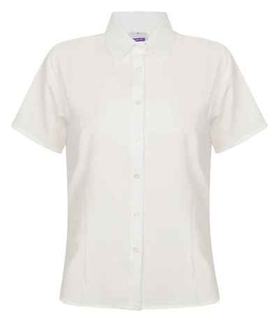Henbury Ladies Short Sleeve Wicking Shirt