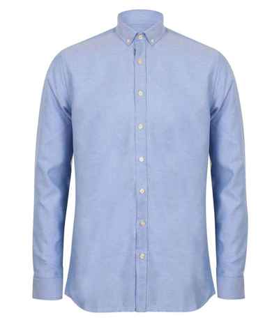 Henbury Modern Long Sleeve Regular Fit Oxford Shirt