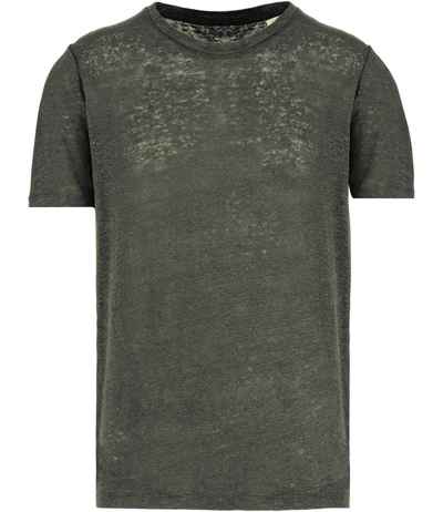 Spasso Crew Neck Linen T-Shirt