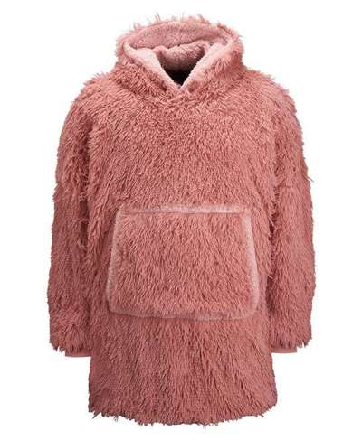 Oversize Reversible Shaggy Sherpa Hoodie