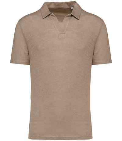 Spasso Linen Polo Shirt