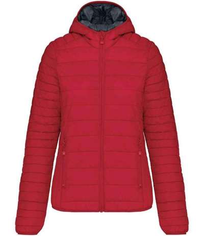 Kariban Ladies Lightweight Hooded Padded Jacket