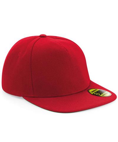 Flat Peak Snapback Cap