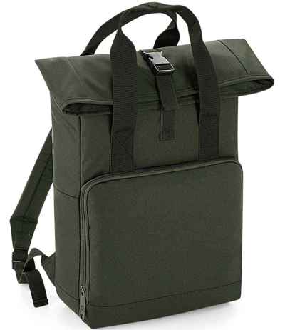 BagBase Recycled Twin Handle Roll-Top Backpack
