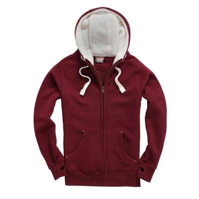 Fleece Lined Zip Hoodie
