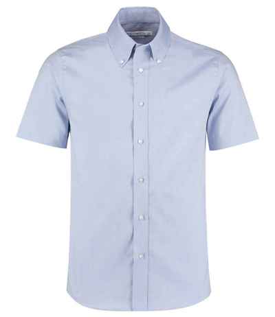 Kustom Kit Premium Short Sleeve Tailored Oxford Shirt