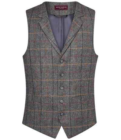 Brook Taverner Memphis Tweed Waistcoat