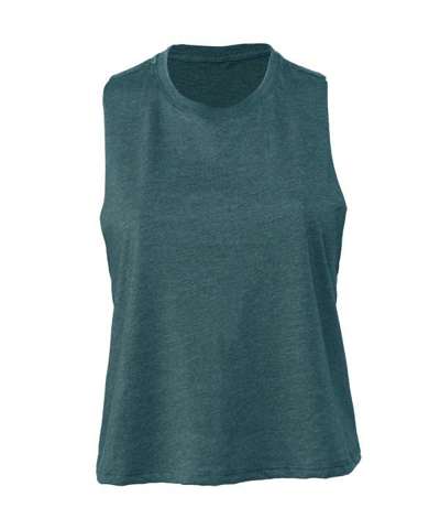Bella Ladies Racer Back Cropped Tank Top