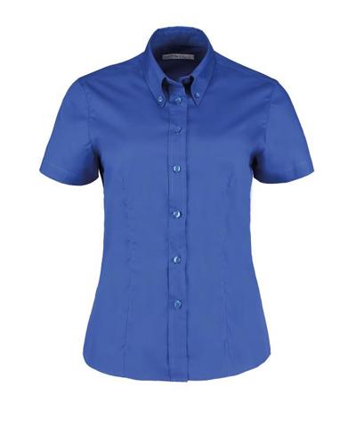 Women's Corporate Oxford Blouse Short Sleeved