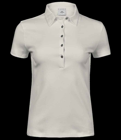 Tee Jays Ladies Pima Cotton Interlock Polo Shirt