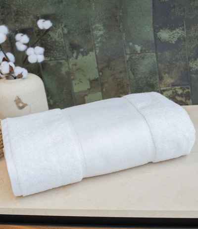 Towel City Organic Printable Border Bath Sheet