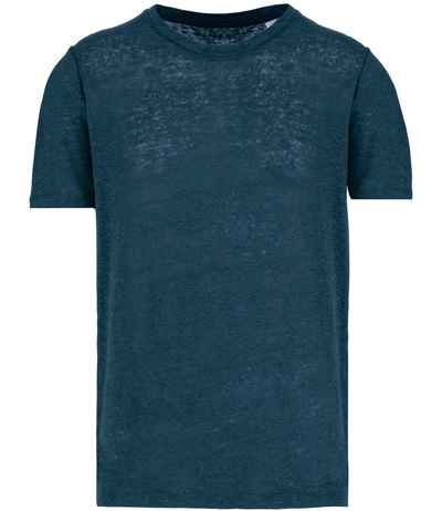 Spasso Crew Neck Linen T-Shirt