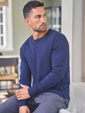 Tee Jays Mens Long Sleeve Interlock Tee