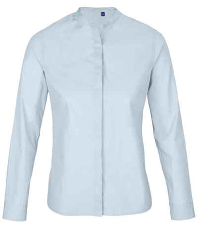 NEOBLU Ladies Bart Mao Collar Long Sleeve Poplin Shirt