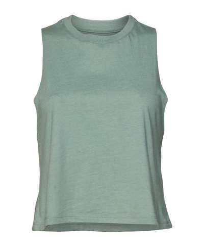 Bella Ladies Racer Back Cropped Tank Top