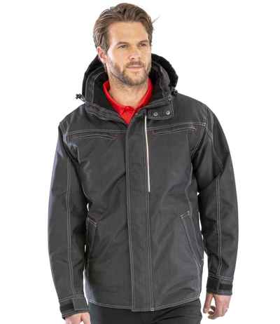 Result Work-Guard Denim Texture Rugged Jacket