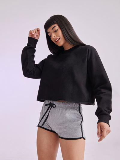Ladies Cropped Slounge Sweat