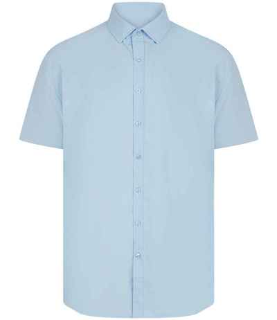 Henbury Short Sleeved Cotton Feel Coolplus® Shirt