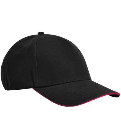 EarthAware® Classic Organic Cotton 5 Panel Sandwich Peak Cap