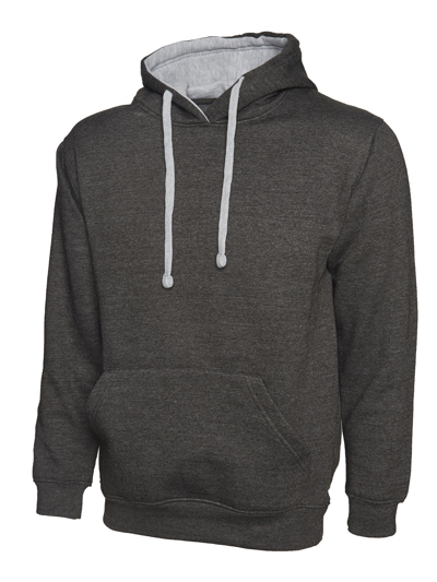 Contrast Hooded Sweatshirt 