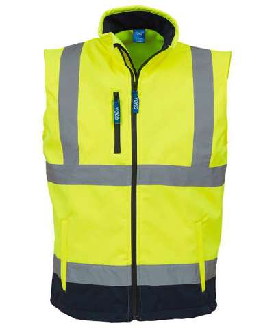 Yoko Hi Vis Soft Shell Gilet