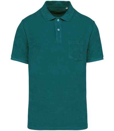 Native Spirit Terry Towel Polo Shirt