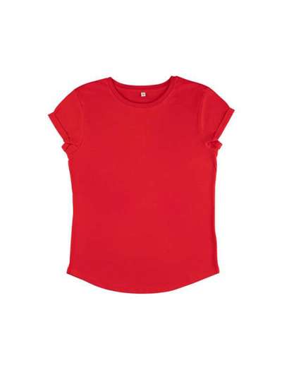Women's Rolled Sleeve T Shirt