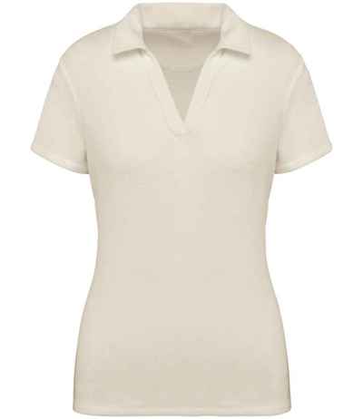 Native Spirit Ladies Terry Towel Polo Shirt