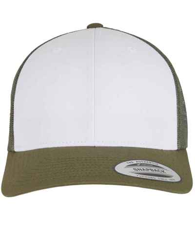 Flexfit Retro Coloured Front Trucker Cap