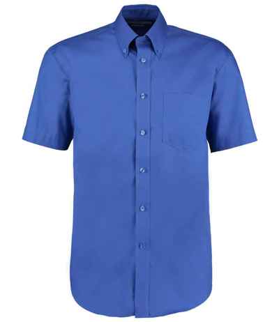 Kustom Kit Premium Short Sleeve Classic Fit Oxford Shirt
