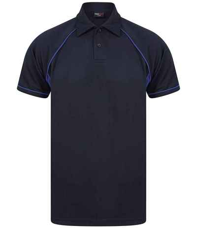 Finden + Hales Performance Piped Polo Shirt