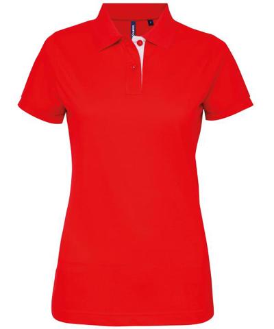 Fox Ladies Contrast Polo