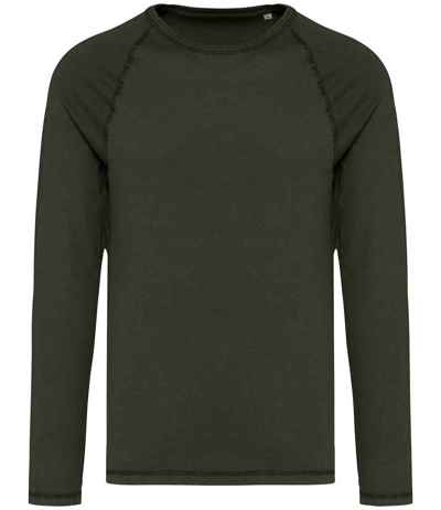 Native Spirit Raglan Long Sleeve Washed T-Shirt