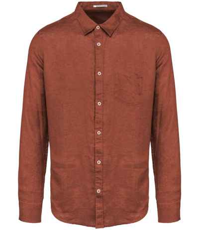 Spasso Long Sleeve Linen Shirt