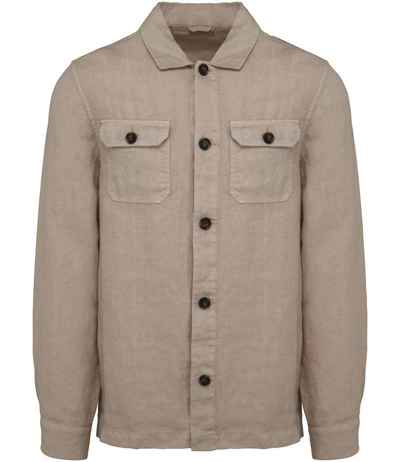 Spasso Linen Washed Overshirt