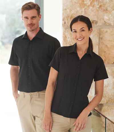 Henbury Short Sleeve Wicking Shirt