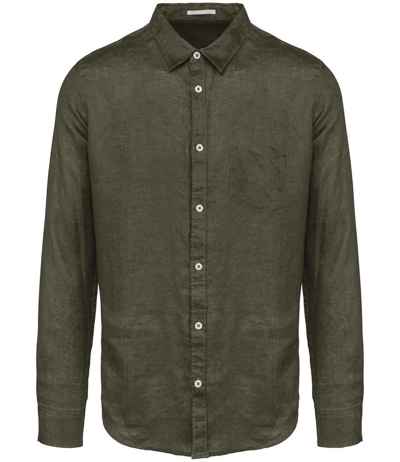 Spasso Long Sleeve Linen Shirt